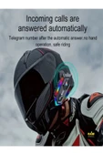 Universal Y20 5.3 Motosiklet Kask Kulaklık Intercom Işıklı Motorsiklet Interkom - 2