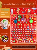 Zıplayan Top Bulmaca Oyuncağı - 100 Çizim Elastik Top (Ejderha Topları + Luminous) - 4