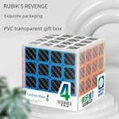 Karbon Fiber Hız Küpü - Dördüncü Sıra Piramit Küçük Sihirli - 6