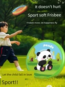 Çocuklar için Yumuşak Frisbee - 20cm Küçük Panda (70g, Yumuşak Kalın, Vurmaz) - 2