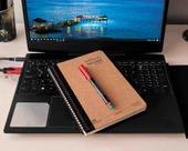 Natural Journal A5 Defter Sert Kapak 160 Sayfa, Spiralli 80 yp. KARELİ - 4