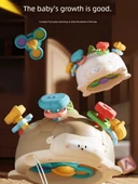 Bebek Dokunma Topu Oyuncak - Üçü Bir Arada Pirinç Mantısı Koyun + Yumurta Eşleştirme - 2