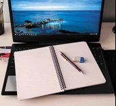 Natural Journal A5 Defter Sert Kapak 160 Sayfa, Spiralli 80 yp. KARELİ - 5