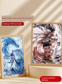 Ahşap Karikatür Yapboz - [2 Paket] Which Cha + Ao C - 2000 Parça - 50x70cm - Şık Çerçeve ile - 2