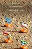 Bebek Dokunma Topu Oyuncak - Beyaz Koyun Renkli Kutu - 9