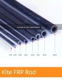 DIY Cam Çelik Direk - 4mm Dış Çap - 1.2m Uzunluk (2 Parça) - 2