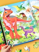 Manyetik Dinozor Bulmacası 4 Yaş 2 Seviye [Dinozor Dünyası] - 2