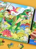Manyetik Dinozor Bulmacası 4 Yaş 2 Seviye [Dinozor Dünyası] - 3