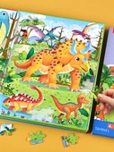 Manyetik Dinozor Bulmacası 4 Yaş 2 Seviye [Dinozor Dünyası] - 4