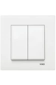VİKO Viko Karre Komütatör Beyaz (Çerçeve Dahil) 90967002 (8 Adet) - 3