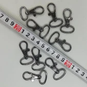 Anahtarlık Kancası Oval Siyah thumbnail 1