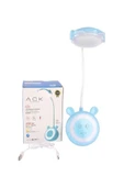 ACK AF11-10010 2 Renkli Mavi Kasa Şarj Edilebilir Masa Lambası - 4
