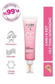 Pure Beauty Canlı ve Eşit CC Krem Spf50 Pa+++ Natural 30 ml thumbnail 1