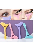 1 adet Silikon Eyeliner ve Maskara Kalkanı – Yeniden Kullanılabilir Çok Amaçlı Makyaj Yardımcısı | Kolay Göz Makyajı Uygulama Aracı - 2