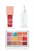 Show by Pastel Show Your Joy Liquid Blush - Likit Allık 52 Renkli Sedefli Mat Göz Farı Flash It 12'li Far Paleti Yüksek Pigmentli Vitalize It Serum Makyaj Bazı - 1