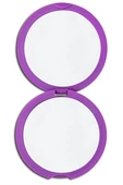 Mor Katlanabilir Cep Ayna ve Tarağı thumbnail 3