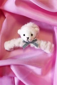 Ayıcıklı Bej Peluş Toka - 1