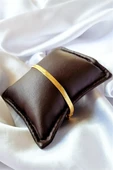 İtalyan Yassı Zincir 316l Çelik Gold Renk Bileklik thumbnail 2