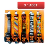 Sellopet Yumuşak Orta Boy Köpek  Boyun Tasması Karışık Renk 1 ADET thumbnail 1