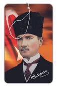 ByMeyla Mustafa Kemal Atatürk Görselli̇ Dekorati̇f Hedi̇yeli̇k Oto Kokusu Ve Aksesuari thumbnail 2
