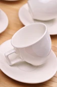 Atbyhome Nordic Seramik 6’lı Kahve Fincan Takımı – Beyaz - 3