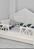 Bibaby Dino Saç Örgü Montessori Uyku Seti 69114 İndigo - 9