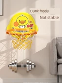 Çocuklar için Basketbol Potası Seti - Sesli ve Işıklı Skor Aslan - Katlanabilir Atış Rafı - 2 Basketbol ile - 5