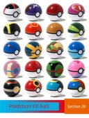 Pokemon Poke Top Elf Usta Topu 2 - 7cm - 2