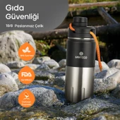 Santeco Ktwo Sporcu Termosu 500 Ml-Siyah - 9