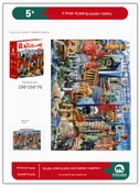 Çocuklar için Bulmaca Seti - 6. Sıra Dünya İnşası (5+ Yaş, 150 Parça) - 1