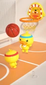 Çocuklar için Basketbol Potası Seti - Artı Aslan - 1 Basketbol ile - 10