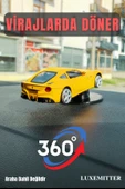 Luxemitter 360 Derece Dönen Diecast Oyuncak Araba Standı Araç Içi Hareketli Torpido Aksesuar Sallanan Oto Süsü - 1