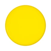 Yumuşak Uçan Disk - Sarı Düz - 20CM - 1
