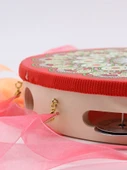 Han Hanedanı Tarzı Etnik Tamburin - Çiçek Kümesi Tamburin (8 inç çift sıra) (püskül yok) - 3