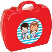 Pilsan Doktor Seti Aksesuarlı Çantalı -Kırmızı 26 Parça 03366 fsp - 2