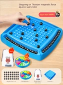 Yaşlılar için Zihin Geliştirme Magnetik Satranç Bulmaca Oyunu - Ekstrem Sürüm [40 Magnetik Satranç + Depolama Çantası + Cezalandırma Tabağı] - 1