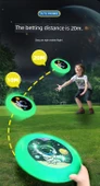Işıklı Çocuk Frisbee Oyuncağı - 12 Renkli Işık [Uzay Gemisi] - Yumuşak - 12
