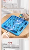 Yaşlılar için Zihin Geliştirme Magnetik Satranç Bulmaca Oyunu - Masif Ahşap Tabak⭐Ekstrem Sürüm [40 Magnetik Satranç + Depolama Çantası + Cezalandırma Tabağı] - 12