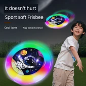 Işıklı Çocuk Frisbee Oyuncağı - 12 Renkli Işık [Uzay Gemisi] - Yumuşak - 2