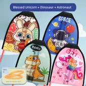 Çocuklar için Catapult Uçurtma - Dinozor-Unicorn-Astronot-Futu 4 - 8 Catapult Dahil - 1