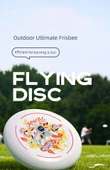 Logo Rekabetçi Salıncak Çocuk Oyuncakları Yazılı Frisbee - Beyaz Tavşan - 7