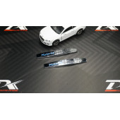 Hyundai Hybrid Logo Yan Çamurluk 3M 3D Krom Metal Logo Amblem - 2