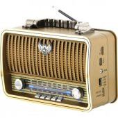 Mobitell Bluetoothlu MD-1909 Dekoratif ve Nostaljik Radyo - 2