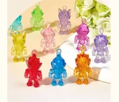 Ultraman Kristal Oyuncak Akrilik Taş Mini Bebek Yaratıcı Kolye - Rastgele Stil Ott Mini Kahraman Karışık Renk 20 Paket - 9