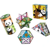 Panda Çeşit Küp - Çiçekli Altı Paket Rubik Küp ile - 3