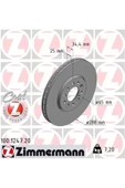 Zimmermann 100.1247.20 ON FREN AYNASI GOLF IV 00 V 03 POLO 01 BORA 98 OCTAVIA 98 FABIA 05- -1J0615301C - 1
