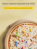 Dole Bear Çiçek Yapı Blokları Bahçe DIY Düzenleme Bulmaca Oyuncakları - Evcil Hayvan Kabini - 6