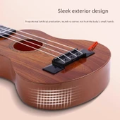 Çocuklar için Başlangıç Ukulele Gitar - Turuncu - 38cm - 6