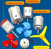 Elektrikli DC Motor Oyuncak - 4 Motor Dişli Yükseltme Kiti (1 Set) - 11