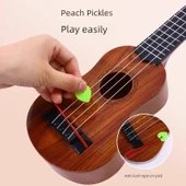 Çocuklar için Başlangıç Ukulele Gitar - Haki - 44cm - 4